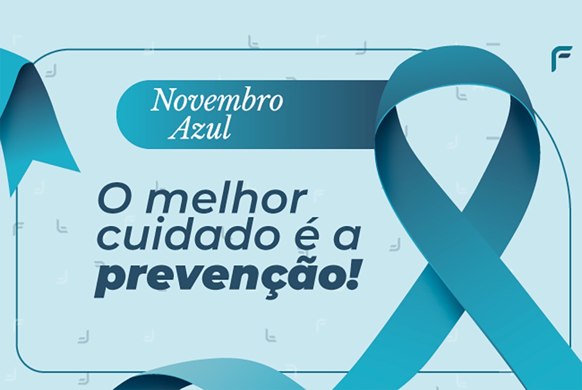 Novembro Azul mês de prevenção do câncer de próstata